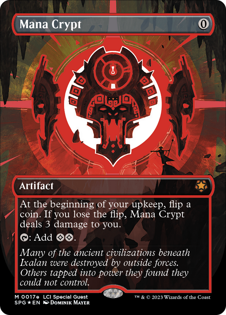 Mana Crypt (0017e) (Borderless) (SPG-17E) - Special Guests (Borderless) Foil