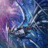 Jin-Gitaxias // Jin-Gitaxias (AMOM-013) - March of the Machine Art Series (Borderless) Foil