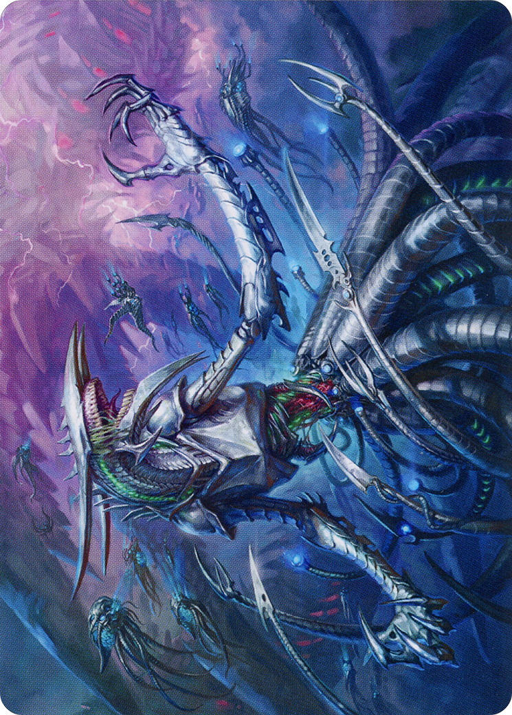 Jin-Gitaxias // Jin-Gitaxias (AMOM-013) - March of the Machine Art Series (Borderless) Foil