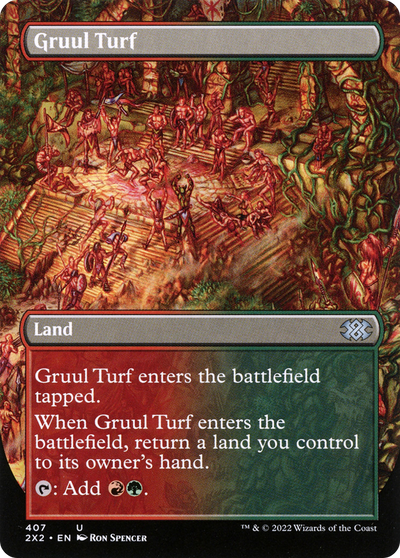 Gruul Turf (Borderless) (2X2-407) - Double Masters 2022 (Borderless)