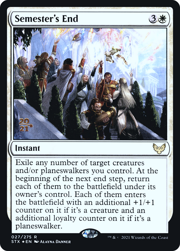 Semester's End (PRE-027) - Strixhaven: School of Mages Promos Foil