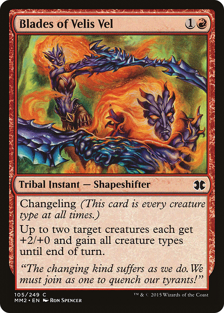 Blades of Velis Vel (MM2-105) - Modern Masters 2015