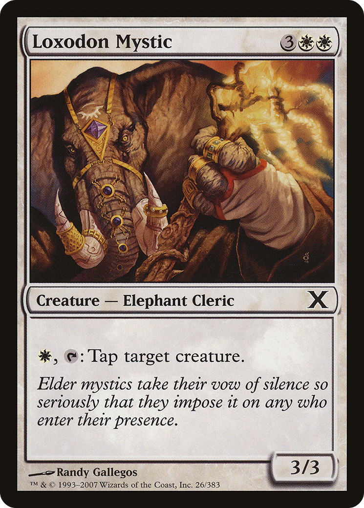 Loxodon Mystic (10E-026) - Tenth Edition