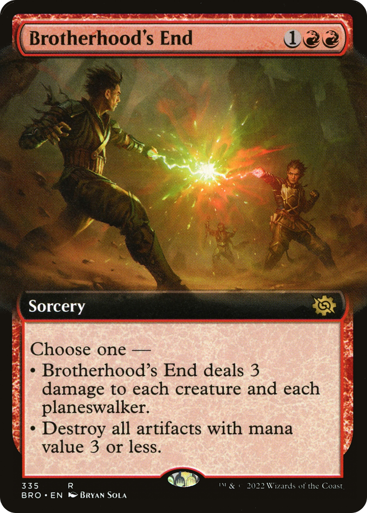 Brotherhood's End (Extended Art) (BRO-335) - The Brothers' War: (Extended Art)