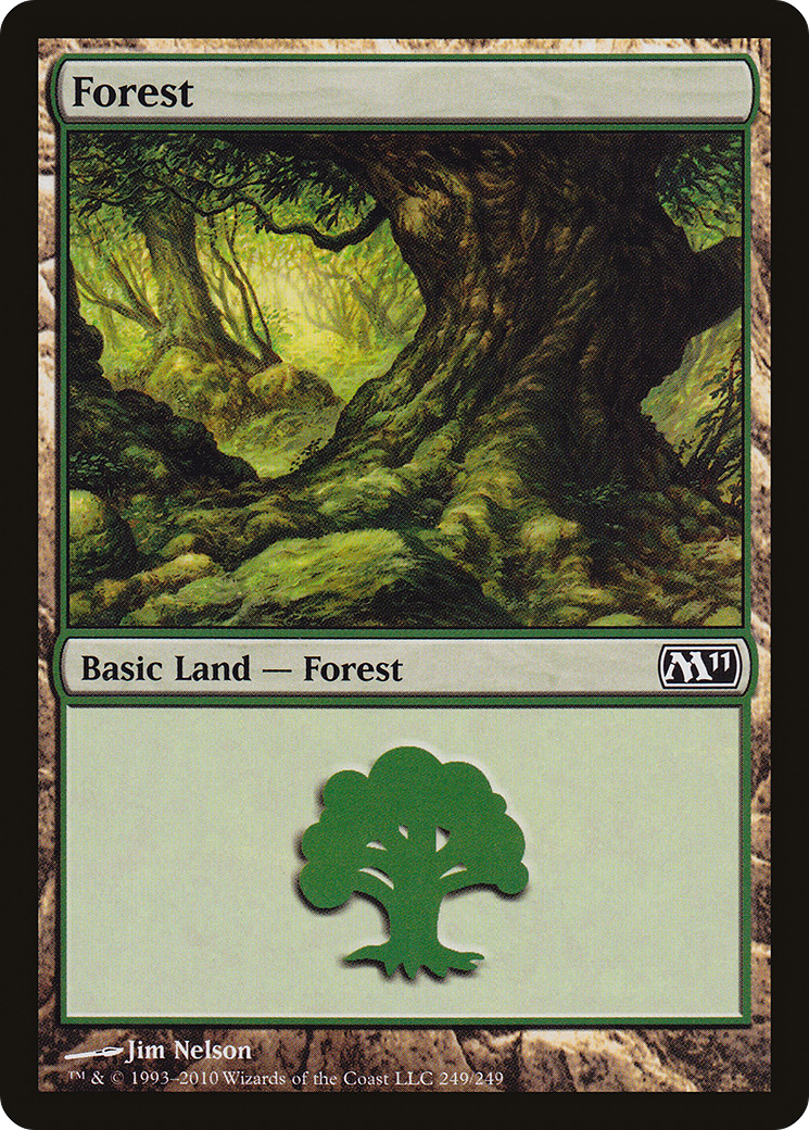 Forest (249) (M11-249) - Magic 2011 Foil