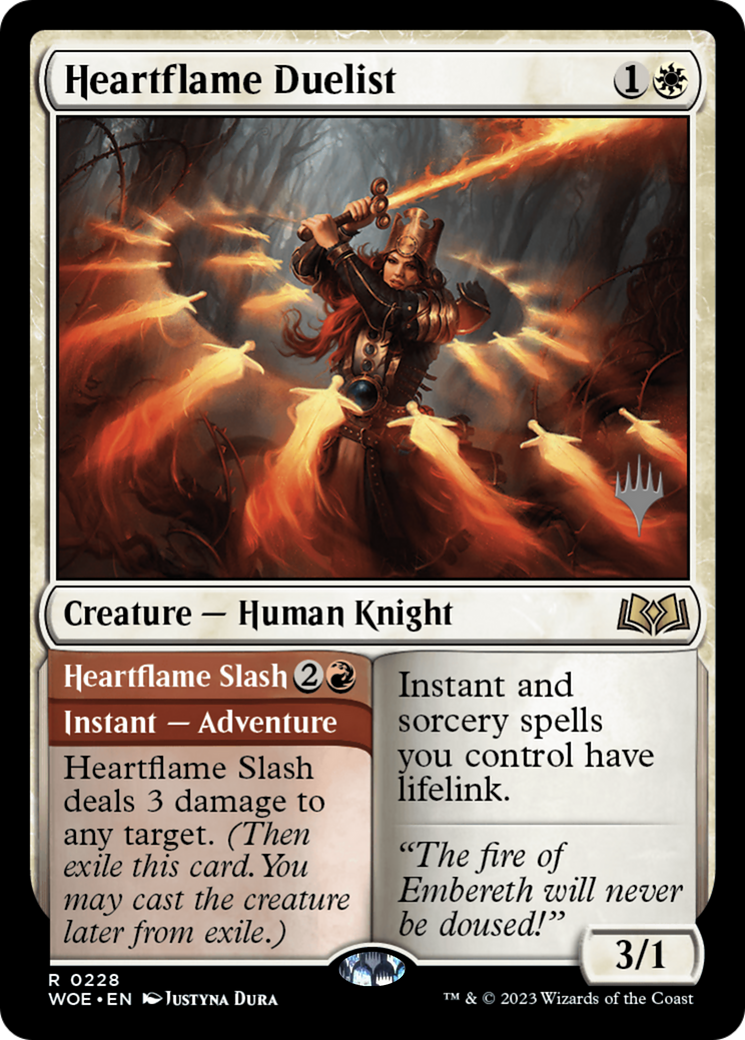 Heartflame Duelist (PPWOE-228) - Wilds of Eldraine Promos