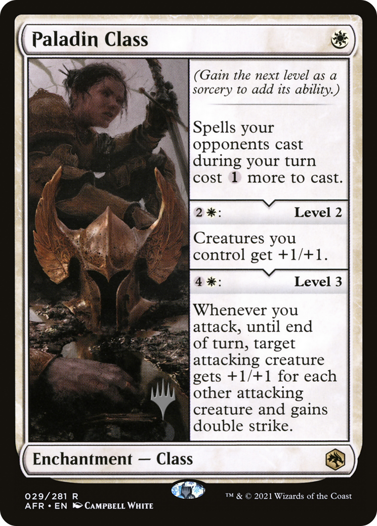 Paladin Class (PPAFR-029) - Adventures in the Forgotten Realms Promos Foil