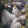 Dutiful Griffin // Dutiful Griffin (AWOE-003) - Wilds of Eldraine Art Series (Borderless)
