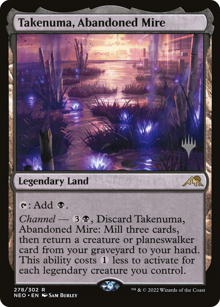 Takenuma, Abandoned Mire (PPNEO-278) - Kamigawa: Neon Dynasty Promos