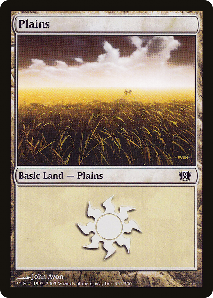 Plains (331) (8ED-331) - 8th Edition Foil