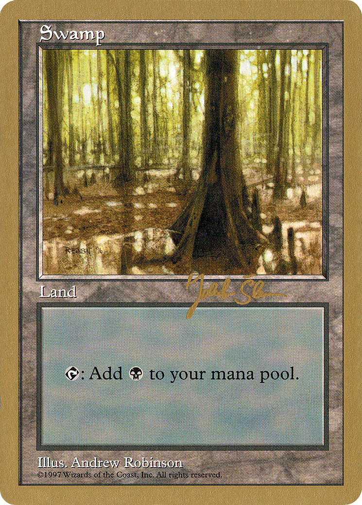 Swamp (443) - 1997 Jakub Slemr (5ED) (WCD-) - World Championship Decks 1997