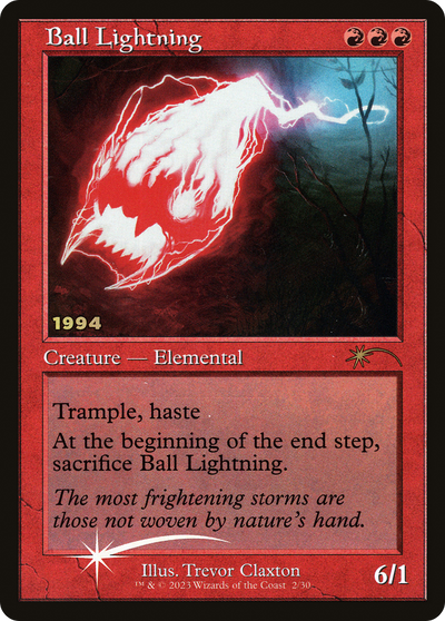 Ball Lightning (30A-P-002) - 30th Anniversary Play Promos Foil