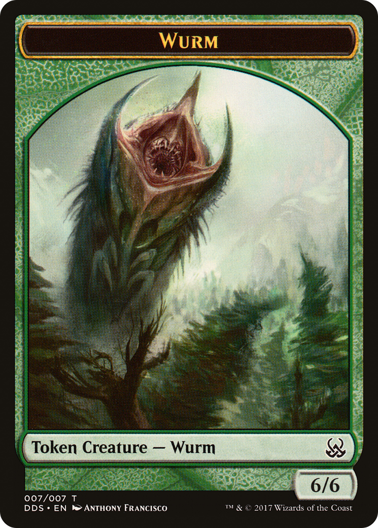 Wurm Token (DDS-007) - Duel Decks: Mind vs. Might Tokens