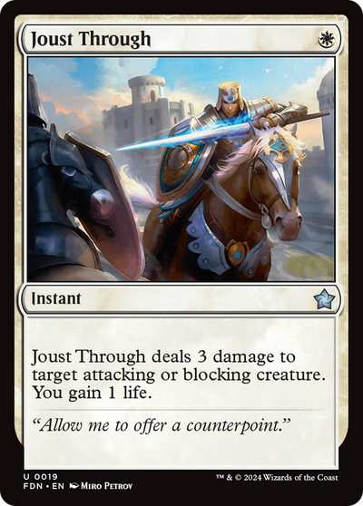 Joust Through (FDN-019) - Foundations