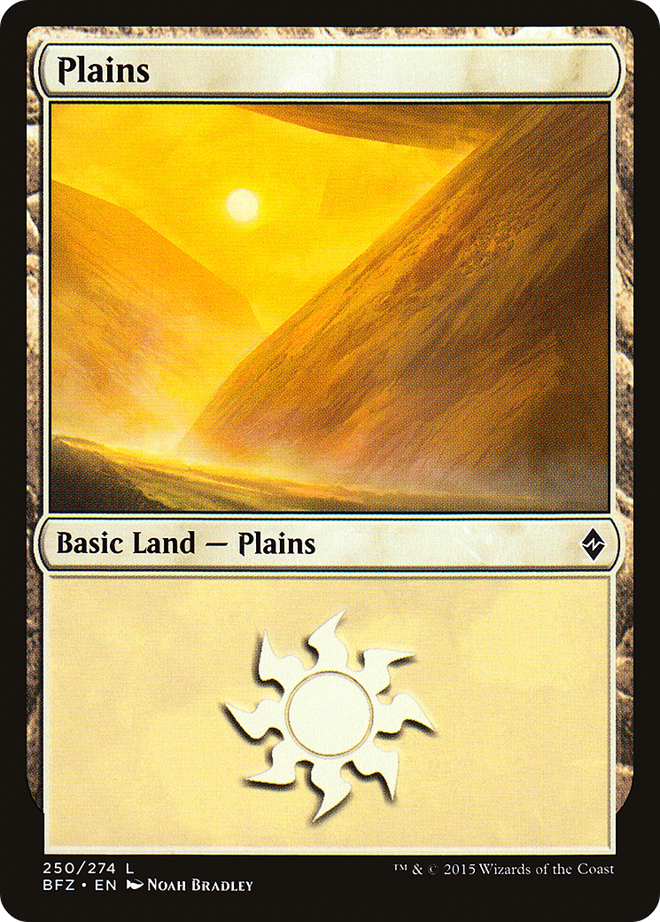 Plains (250) (BFZ-250) - Battle for Zendikar