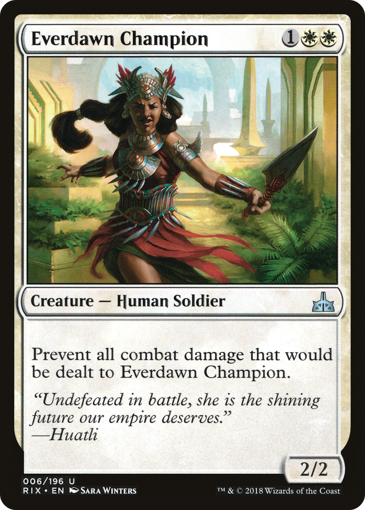 Everdawn Champion (RIX-006) - Rivals of Ixalan Foil