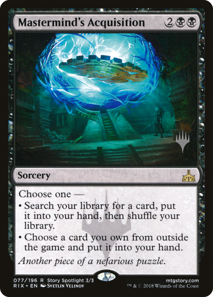 Mastermind's Acquisition (PPM20-077) - Rivals of Ixalan Promos