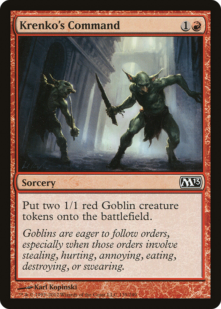 Krenko's Command (M13-139) - Magic 2013