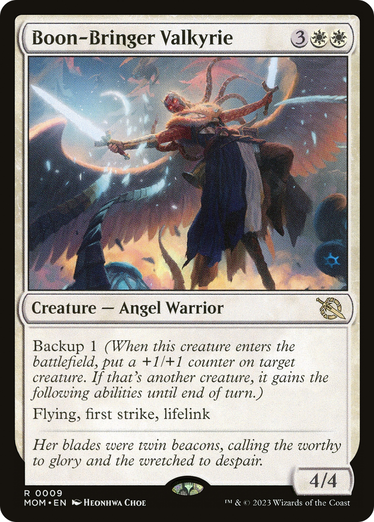 Boon-Bringer Valkyrie (MOM-009) - March of the Machine Foil