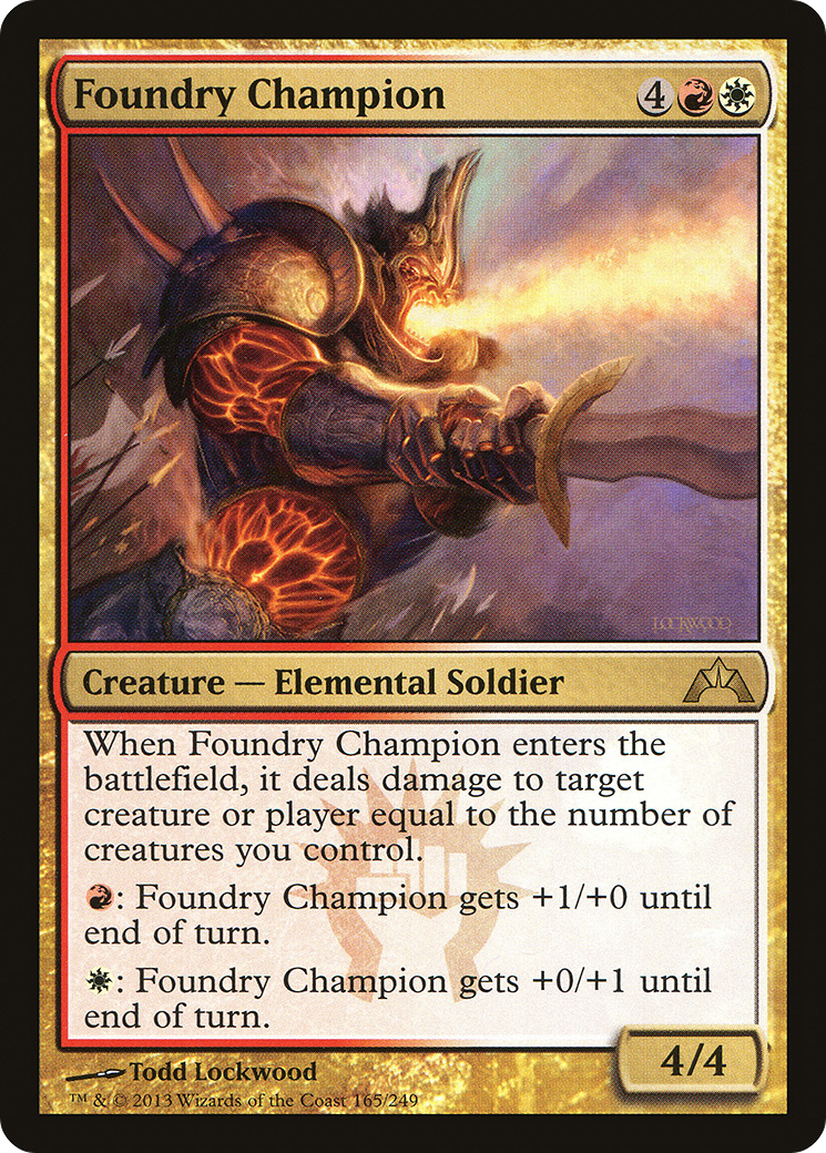 Foundry Champion (GTC-165) - Gatecrash Foil