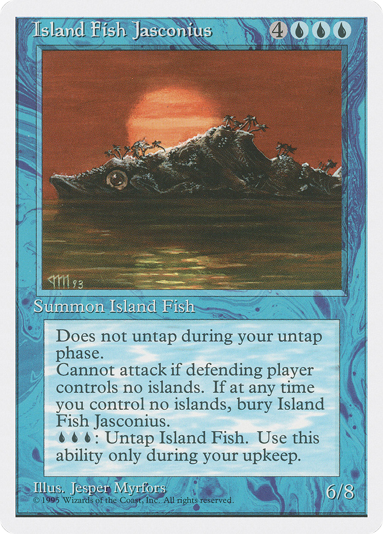 Island Fish Jasconius (4ED-) - Fourth Edition