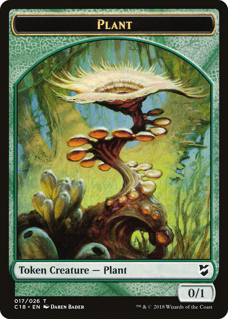 Plant (TC18-017) - Commander 2018 Tokens