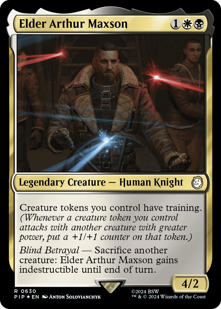 Elder Arthur Maxson (Surge Foil) (PIP-630) - Fallout Foil