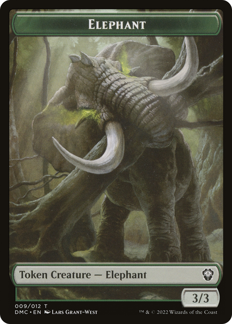 Elephant (TDMC-009) - Dominaria United Commander Tokens
