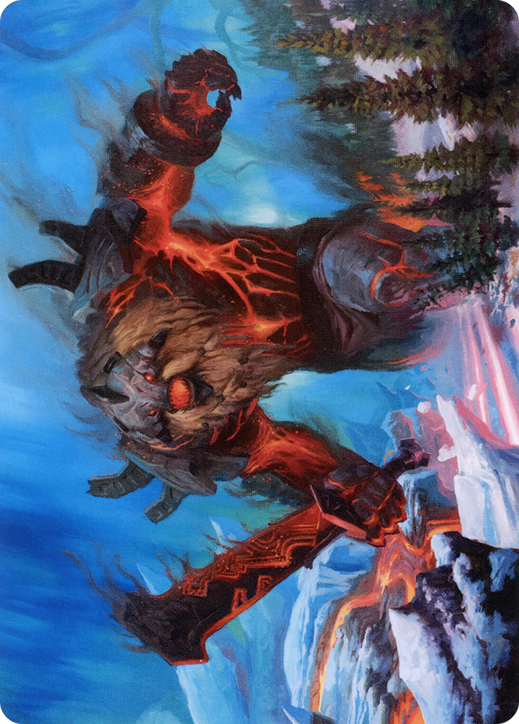 Quakebringer // Quakebringer (ASKHM-037) - Art Series: Kaldheim (Borderless) Foil
