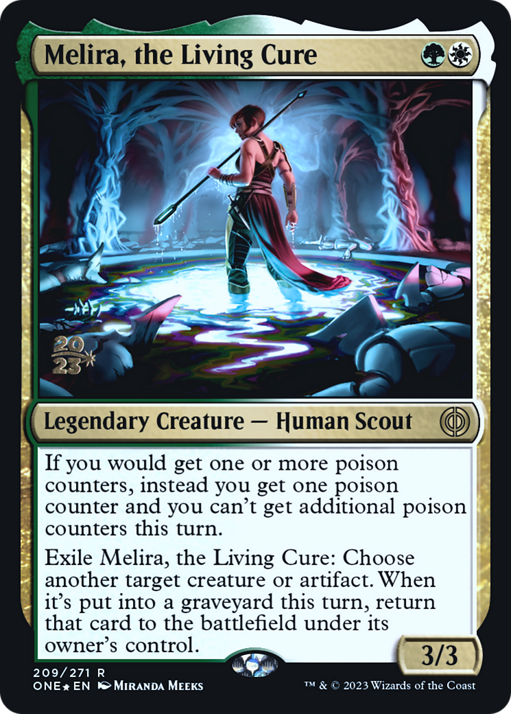 Melira, the Living Cure (PRE-209) - Phyrexia: All Will Be One Promos Foil