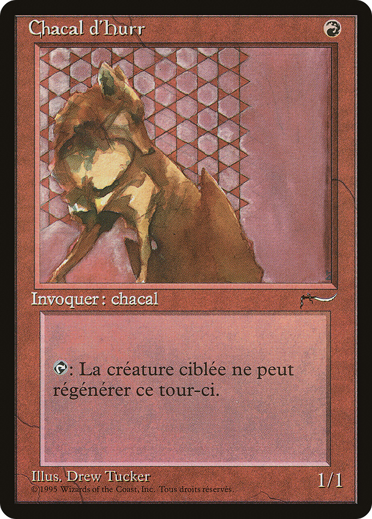 Hurr Jackal (French) - "Chacal d'Hurr" (REN-) - Renaissance