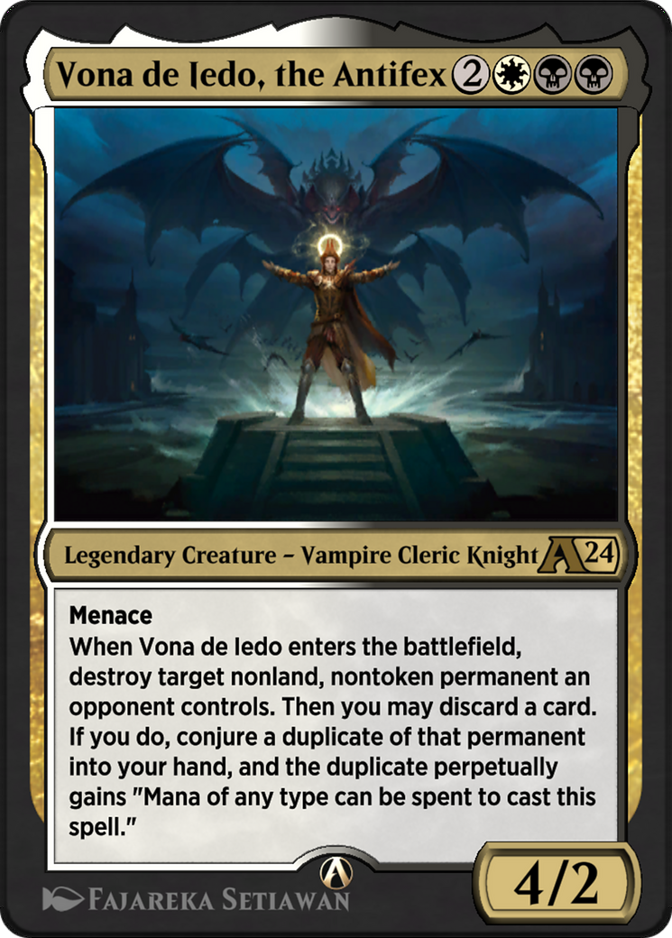 Vona de Iedo, the Antifex (YOTJ-028) - Alchemy: Outlaws of Thunder Junction