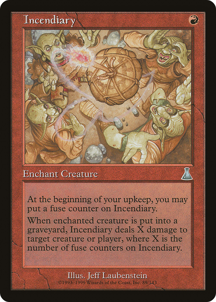 Incendiary (UDS-089) - Urza's Destiny Foil