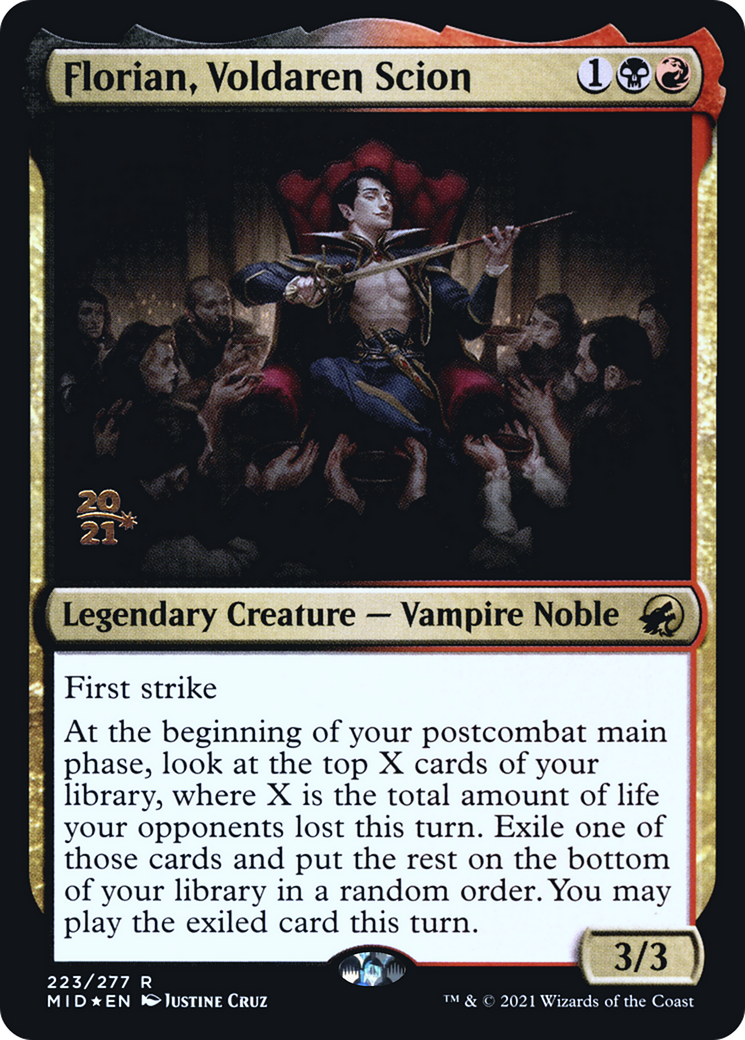 Florian, Voldaren Scion (PRE-223) - Innistrad: Midnight Hunt Promos Foil