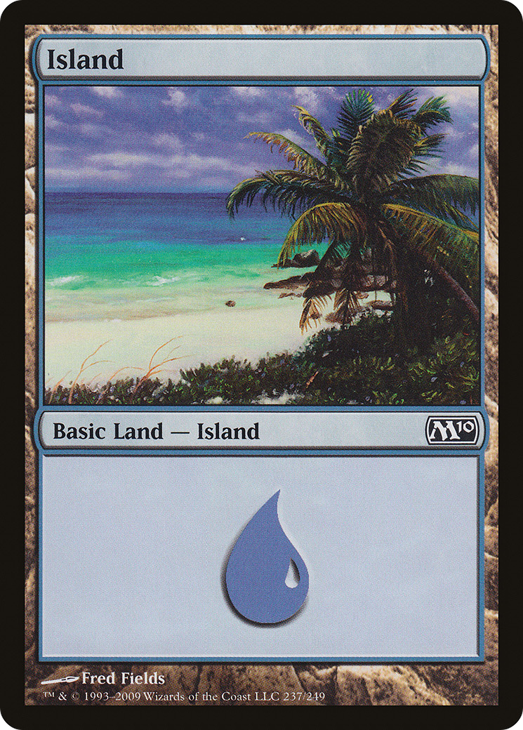 Island (237) (M10-237) - Magic 2010 Foil