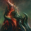 Copperline Gorge // Copperline Gorge (AONE-057) - Phyrexia: All Will Be One Art Series (Borderless)