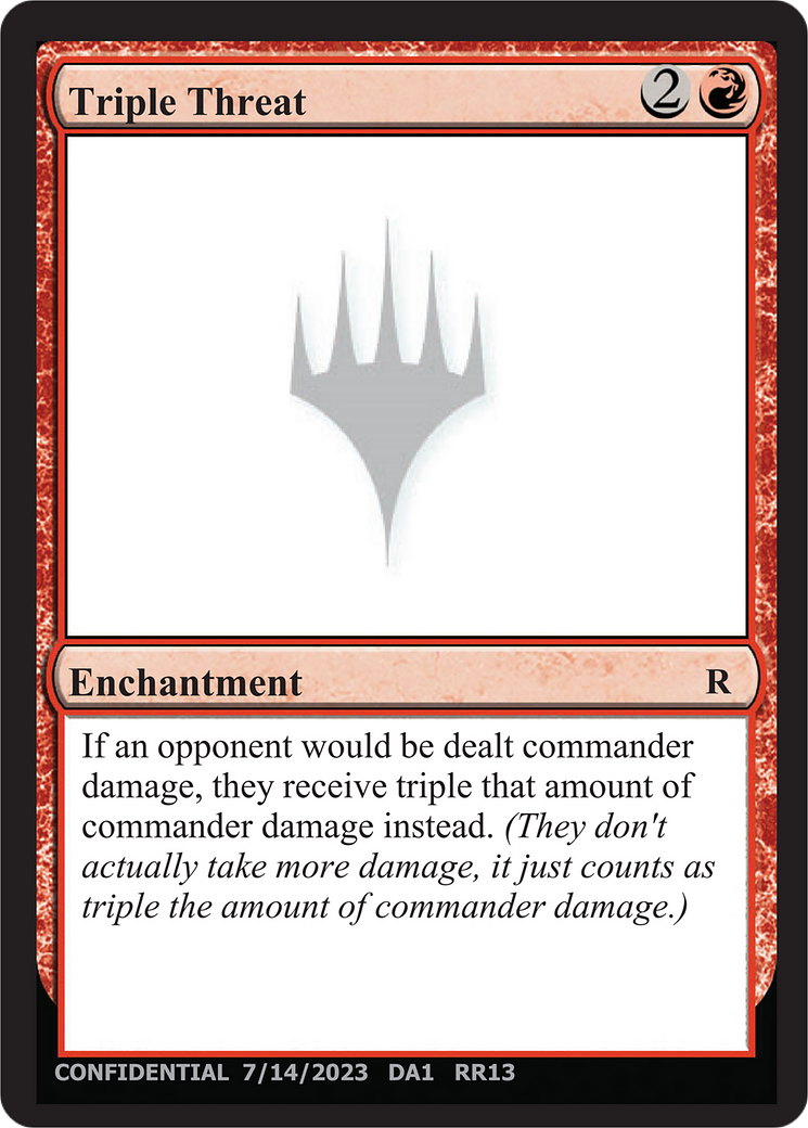 Triple Threat (UNK-RR13B) - Unknown Event