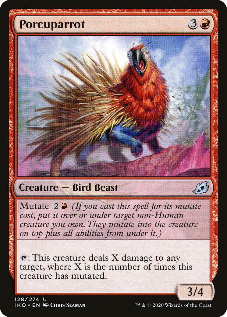 Porcuparrot (IKO-128) - Ikoria: Lair of Behemoths Foil