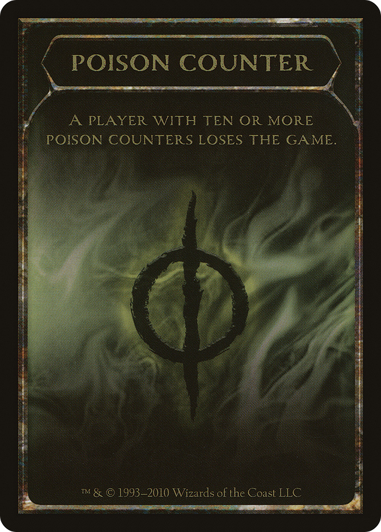 Poison Counter Token (SOM-) - Scars of Mirrodin Tokens