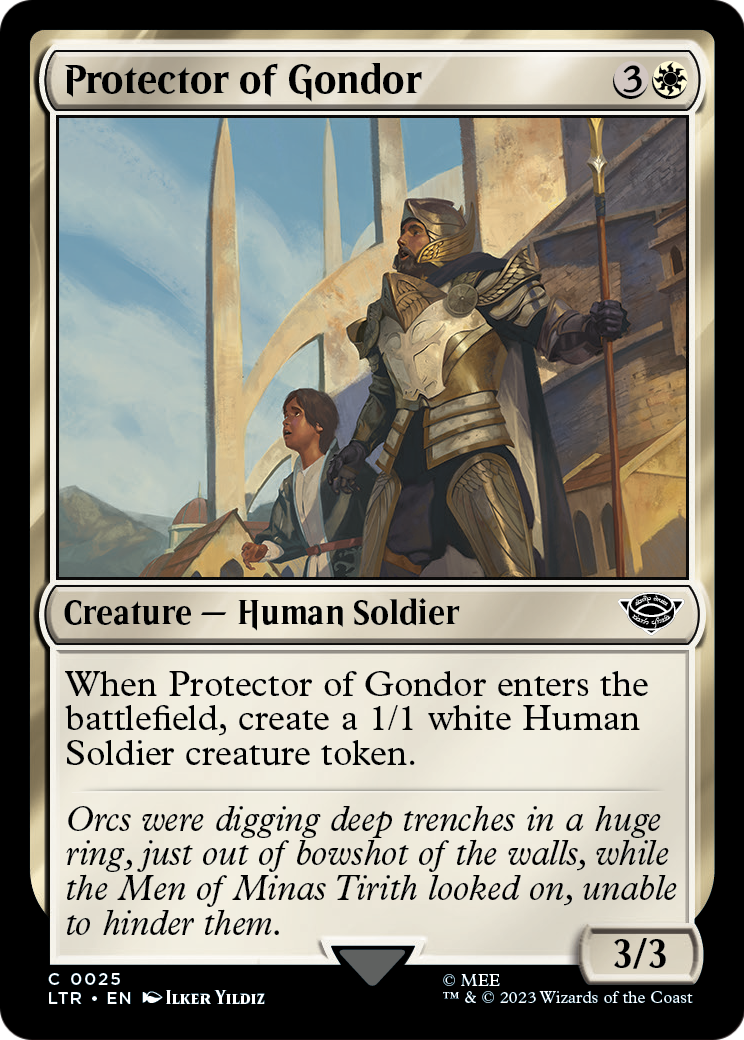 Protector of Gondor (LTR-025) - The Lord of the Rings: Tales of Middle-earth Foil