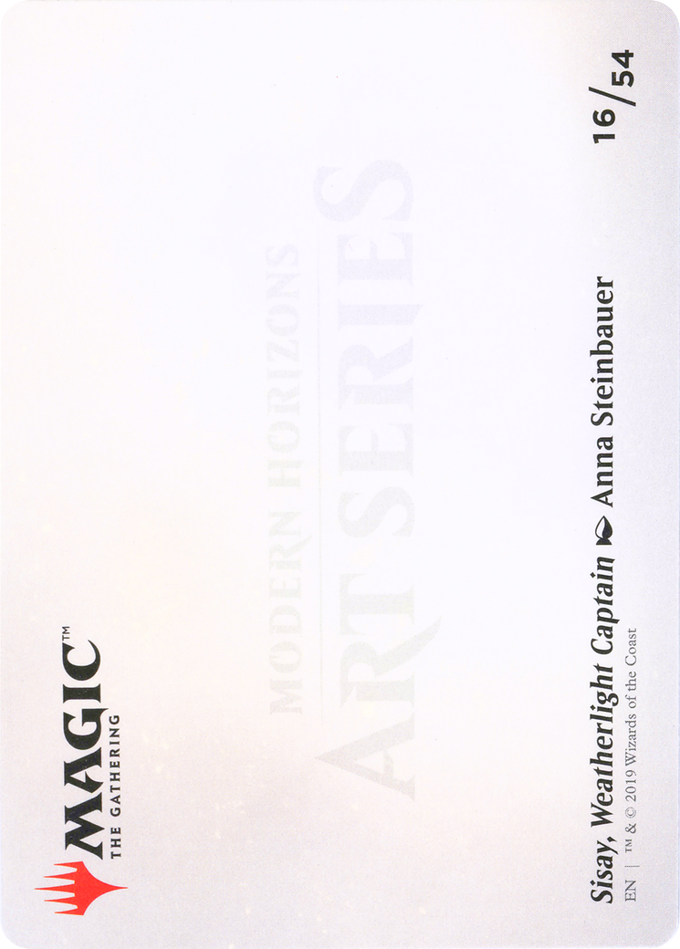 Sisay, Weatherlight Captain // Sisay, Weatherlight Captain (AMH1-016) - Modern Horizons Art Series (Borderless)