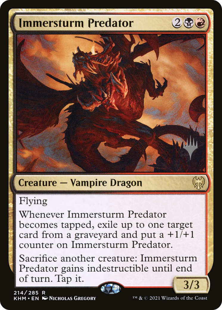 Immersturm Predator (PPKHM-214P) - Kaldheim Promos