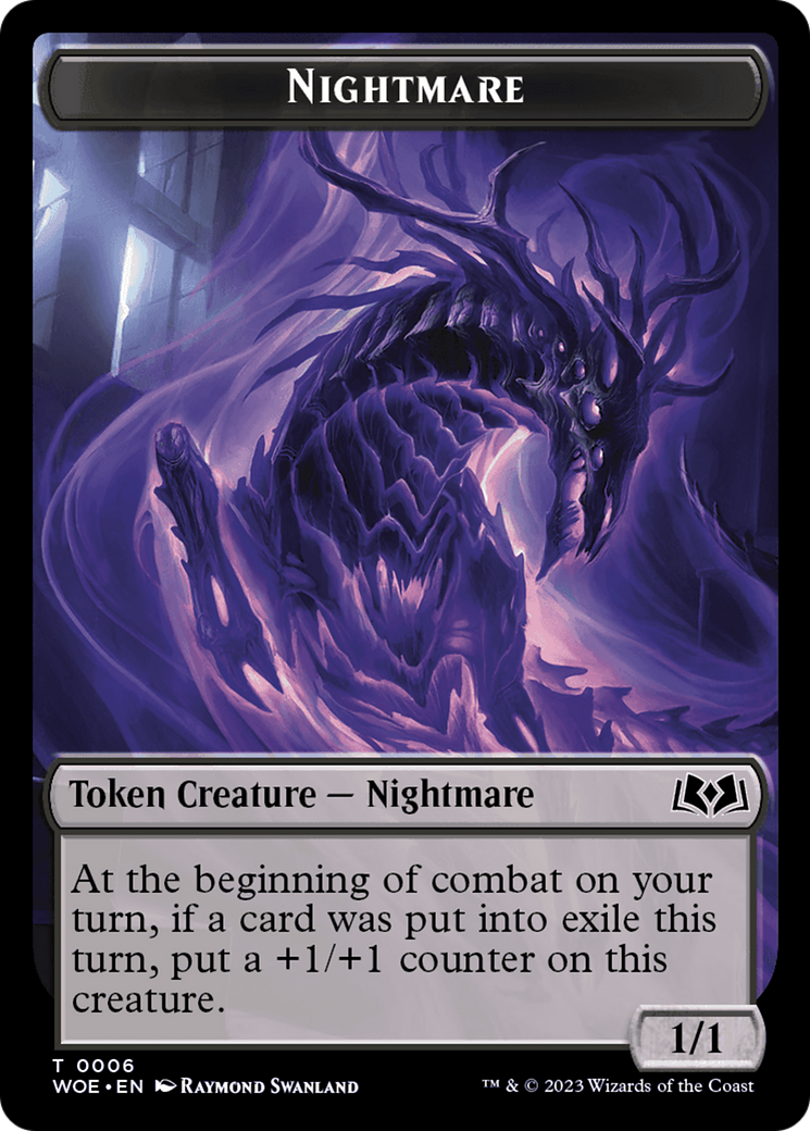 Nightmare (TWOE-006) - Wilds of Eldraine Tokens Foil