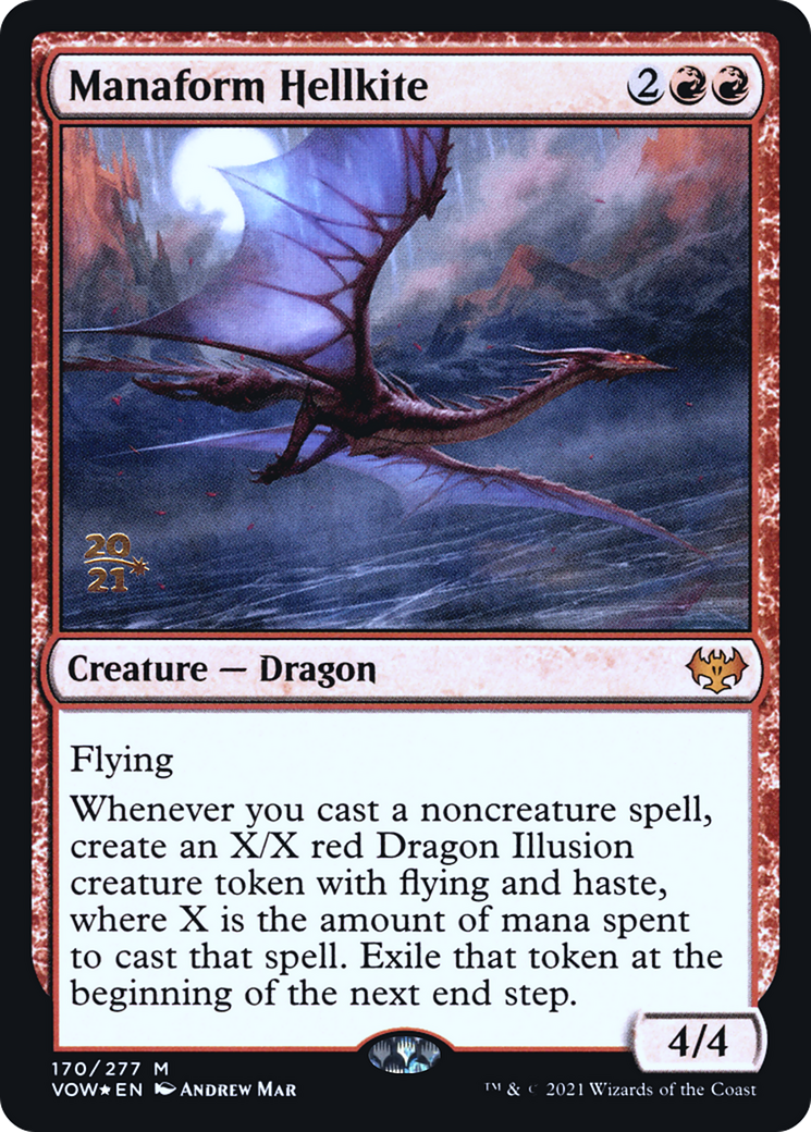 Manaform Hellkite (PRE-170) - Innistrad: Crimson Vow Promos Foil