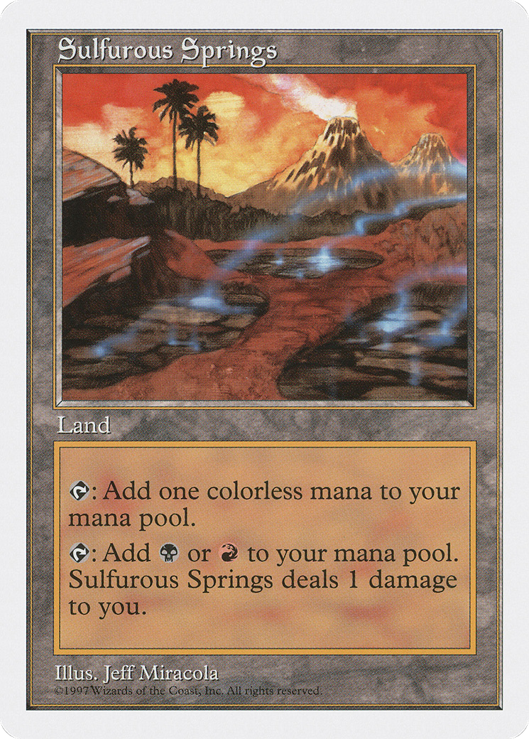 Sulfurous Springs (5ED-) - Fifth Edition