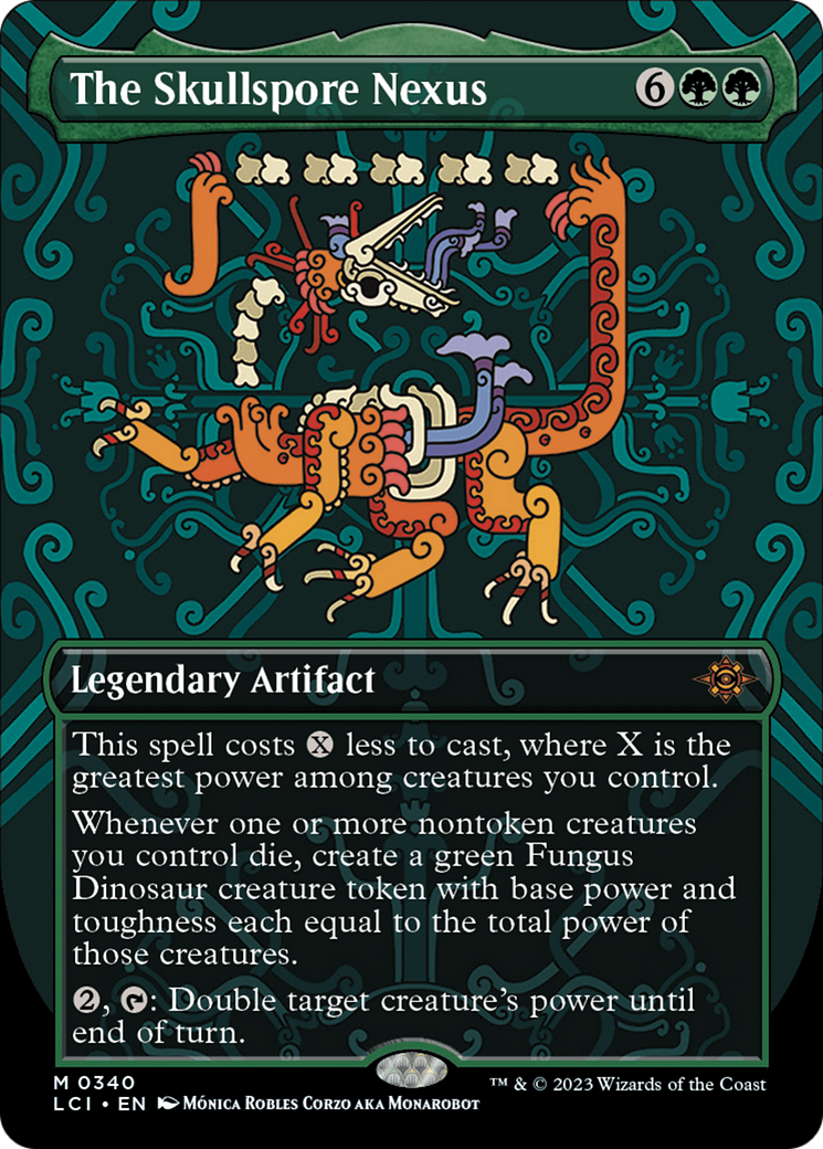 The Skullspore Nexus (Borderless) (LCI-340) - The Lost Caverns of Ixalan (Borderless) Foil