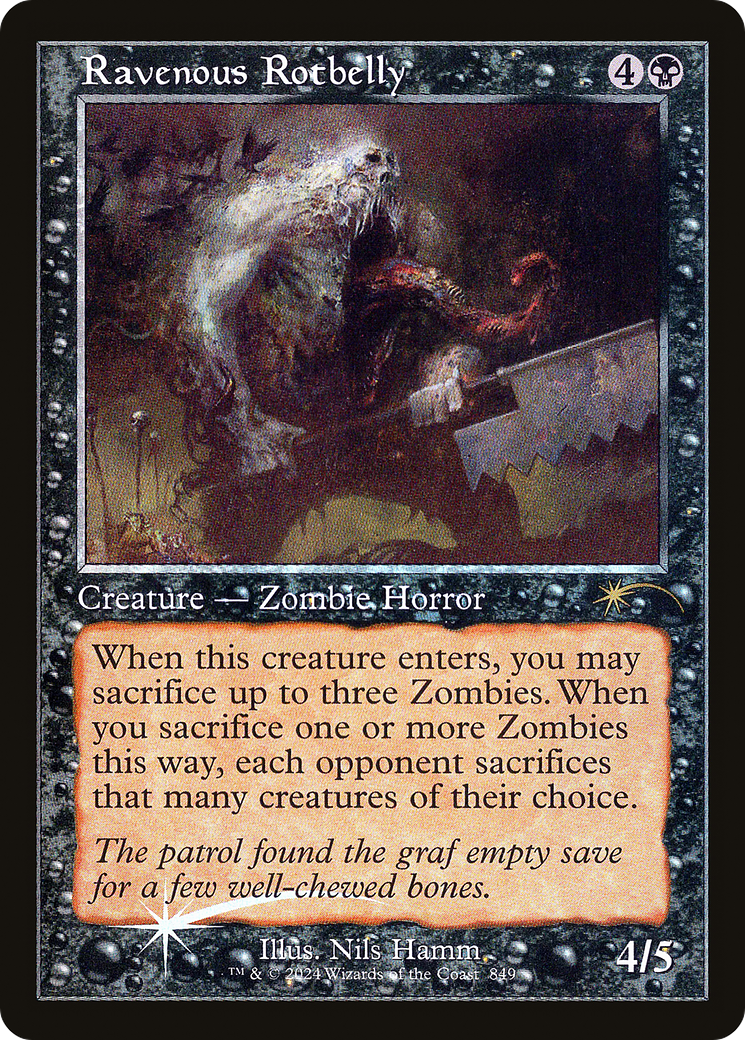 Ravenous Rotbelly (Retro Frame) (SLD-849) - Secret Lair Drop Foil