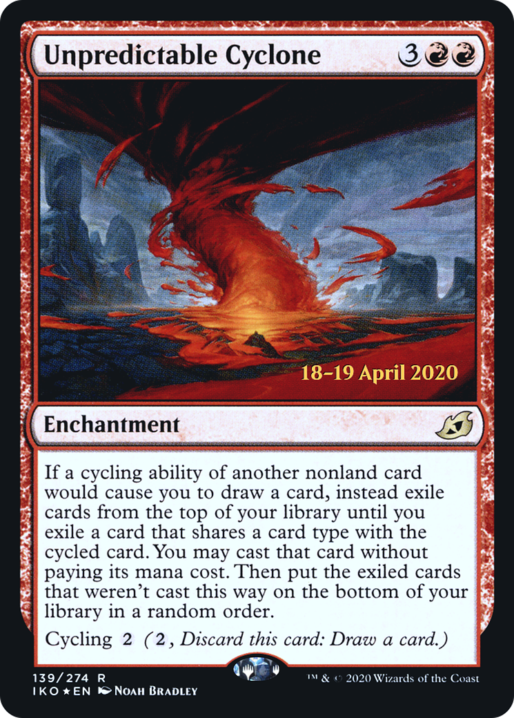 Unpredictable Cyclone (PRE-139) - Ikoria: Lair of Behemoths Promos Foil