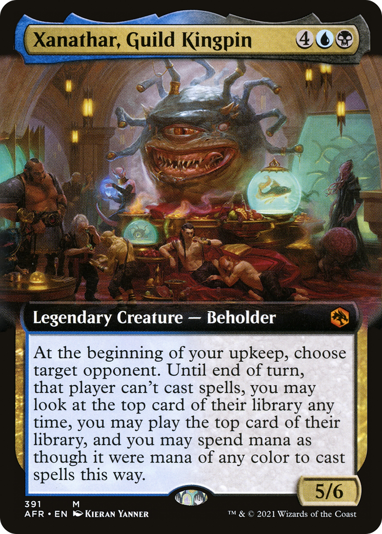 Xanathar, Guild Kingpin (Extended Art) (AFR-391) - Adventures in the Forgotten Realms: (Extended Art)