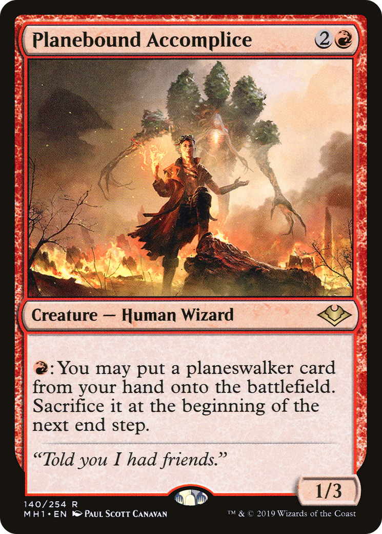 Planebound Accomplice (MH1-140) - Modern Horizons Foil